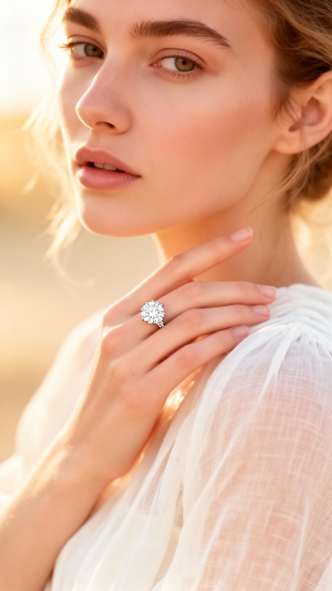 Rings Crafted Around Exceptional Diamonds